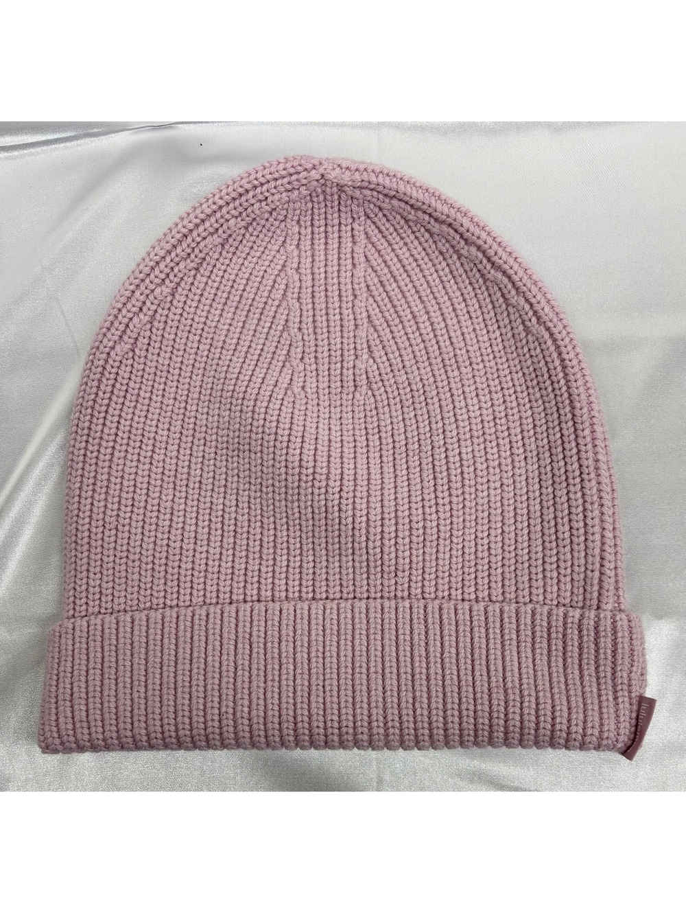 Lululemon Women’s Pink Peony Merino Wool Blend Knit Beanie Hat L/XL Flawless